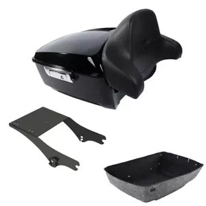 キングパック トランク ツーアップ ラック パッド ハーレー ツアーパック ツーリング ロードキング 97-08 に適合 King Pack Trunk Two Up Rack Pad Fit For Harley Tour Pak Touring Road King 97-08