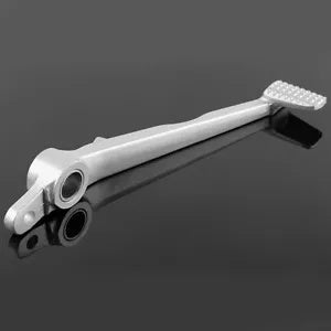 シルバーリアブレーキペダルレバー Kawasaki Ninja ZX-10R ZX10R 2004-2010 2005用 Silver Rear Brake Pedal Lever Fit For Kawasaki Ninja ZX-10R ZX10R 2004-2010 2005