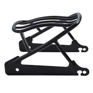 ブラック ソロ 荷物ラック ハーレー ダイナ ストリート ボブ スーパー グライド 06-2017 2007 に適合 Black Solo Luggage Rack Fit For Harley Dyna Street Bob Super Glide 06-2017 2007