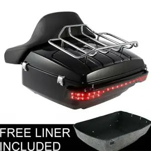 キング トランク パッド マウント LED テールライト ハーレー ツアー パック CVO ツーリング 2014-24 に適合 King Trunk Pad Mount LED Tail Light Fit For Harley Tour Pack CVO Touring 2014-24