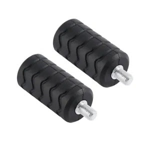 2 個ブラックシフターペグハーレーエレクトラストリートグライドソフテイルスポーツスター XL に適合 2PCS Black Shifter Pegs Fit For Harley Electra Street Glide Softail Sportster XL