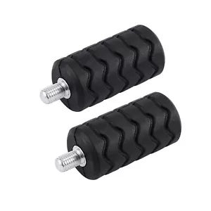 2 個ブラックシフターペグハーレーエレクトラストリートグライドソフテイルスポーツスター XL に適合 2PCS Black Shifter Pegs Fit For Harley Electra Street Glide Softail Sportster XL