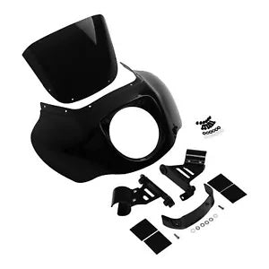 ヘッドライトフェアリングフロントガラスブラケットハーレーソフテイルローライダー FXLR 18-24 に適合 Headlight Fairing Windshield Bracket Fit For Harley Softail Low Rider FXLR 18-24