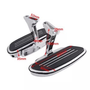 ブラック/クローム助手席フロアボード ハーレーグライド 1993-2022 ペグストリームライナーに適合 Black/Chrome Passenger Floorboard Fit For Harley Glide 1993-2022 Pegstreamliner