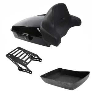 チョップドパック トランク バックレスト マウント ラック ハーレー ツアーパック ツーリング 2014-2024 に適合 Chopped Pack Trunk Backrest Mount Rack Fit For Harley Tour-Pak Touring 2014-2024