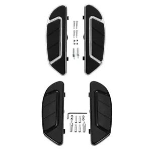 クローム/ブラック フロントドライバーフロアボード ハーレーロードキンググライド 1986-2022 21に適合 Chrome/Black Front Driver Floorboard Fit For Harley Road King Glide 1986-2022 21