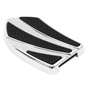 クローム大型ブレーキペダルパッド ハーレーソフテイルスリム FLS 12-17 ツーリング 80-24 に適合 Chrome Large Brake Pedal Pad Fit For Harley Softail Slim FLS 12-17 Touring 80-24