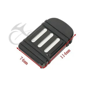 CNC ブラック ブレーキ ペダル パッド カバー ハーレー ツーリング エレクトラ ロード グライド 80-20 に適合 CNC Black Brake Pedal Pad Cover Fit For Harley Touring Electra Road Glide 80-20