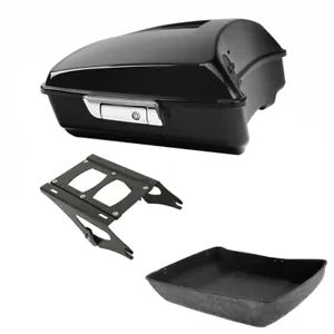 チョップドパック トランクマウントラック ハーレー CVO ストリート グライド ツアー パック 2014-2024 に適合 Chopped Pack Trunk Mount Rack Fit For Harley CVO Street Glide Tour Pak 2014-2024