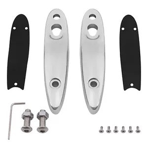 ターンシグナル延長ライセンスプレートキット ハーレーソフテイル 2000-2023 クロームに適合 Turn Signals Extension License Plate Kit Fit For Harley Softail 2000-2023 Chrome
