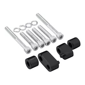 3/4 インチドライバーフットボードスペーサー延長キットハーレーストリートグライド 2009-24 に適合 3/4" Driver Footboard Spacer Extension Kit Fit For Harley Street Glide 2009-24