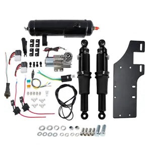 フロントエアライド低下キットリアサスペンションタンクエレクトラグライド 2014-2023 に適合 Front Air Ride Lowering Kit Rear Suspension Tank Fit For Electra Glide 2014-2023