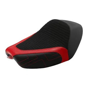 ブラック + レッドライダードライバーソロシートハーレースポーツスター 883 XL1200 2010-2022 に適合 Black+Red Rider Driver Solo Seat Fit For Harley Sportster 883 XL1200 2010-2022