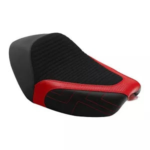 ブラック + レッドライダードライバーソロシートハーレースポーツスター 883 XL1200 2010-2022 に適合 Black+Red Rider Driver Solo Seat Fit For Harley Sportster 883 XL1200 2010-2022