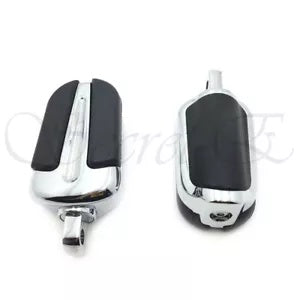 クローム フットペグレスト 84-17 ハーレー ソフテイル スリム FLS ソフテイル スリム S FLSS 用 Chrome FootPegs Rest For 84-17 Harley Softail Slim FLS Softail Slim S FLSS