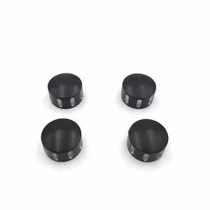 黒の溝付きボルト トッパー キャップ ハーレー XL XR エボリューション 1340 ツインカムに適合 Black Grooved Bolts Toppers Caps Fit Harley XL XR Evolution 1340 Twin Cam