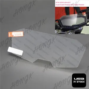 ヤマハ FZ07 / MT-07 用クラスタースクラッチ保護フィルム/スクリーンプロテクター Cluster Scratch Protection Film / Screen Protector for Yamaha FZ07 / MT-07