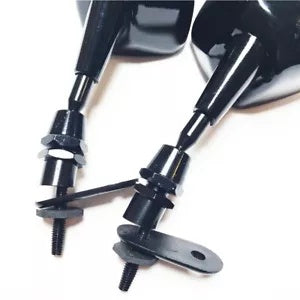 CBR NINJA ZX GSXR Katana HAYABUSA YZF R1 リアビュー用ブラックレーシングミラー Black Racing mirror for CBR NINJA ZX GSXR Katana HAYABUSA YZF R1 Rearview
