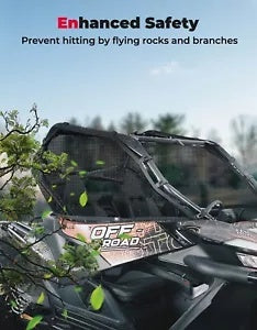 KEMIMOTO 左 + 右ウィンドウネットドアネット CFMOTO ZForce 950 2020-2024 用 KEMIMOTO Left+Right Window Nets Door Nets for CFMOTO ZForce 950 2020-2024