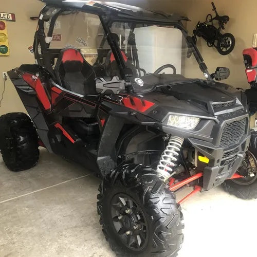 KEMIMOTO UTV フルフロントガラス ポラリス RZR XP 1000/ターボ/4 900/S 2014-18用 KEMIMOTO UTV Full Front Windshield for Polaris RZR XP 1000/Turbo/4 900/S 2014-18