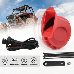 UTV ホーンキット ロッカースイッチ付き Polaris RZR General Ranger Can-Am Maverick X3用 UTV Horn Kit w/ Rocker Switch For Polaris RZR General Ranger Can-Am Maverick X3