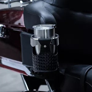 オートバイドリンクカップホルダー乗客マウントツーリングロードキングトランク付き 98-13 Motorcycle Drink Cup Holder Passenger Mount For Touring Road King W/ Trunk 98-13