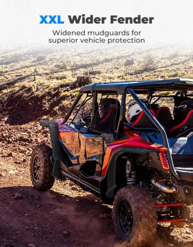 XXL 幅広フロントリア拡張フェンダーフレア ホンダ タロン 1000 2019-2024用 XXL Wider Front Rear Extended Fender Flares for Honda Talon 1000 2019-2024