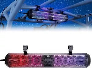 28" ATV UTV 海洋 RGB サウンド バー システム Bluetooth 増幅された IP65 評価されました 28" ATV UTV Marine RGB Sound Bar System Bluetooth Amplified IP65 Rated