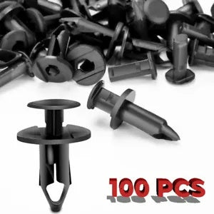 100x 8mm フェンダークリップ ボディリベット プッシュピン ATV ホンダ TRX300EX 450R Rancher用 100x 8mm Fender Clips Body Rivets Push Pin for ATV HONDA TRX300EX 450R Rancher