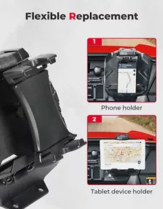 UTV 電子タブレット デバイス ホルダー マウント パイオニア 1000-5 / 1000-6 2022-2024 用 UTV Electronic Tablet Device Holder Mount for Pioneer 1000-5 / 1000-6 2022-2024