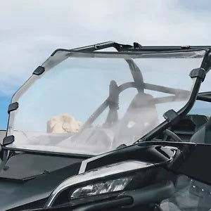 KEMIMOTO 傷つきにくいフルフロントガラス CFMOTO ZForce 950 2020-2024 用 KEMIMOTO Scratch Resistant Full Front Windshield for CFMOTO ZForce 950 2020-2024