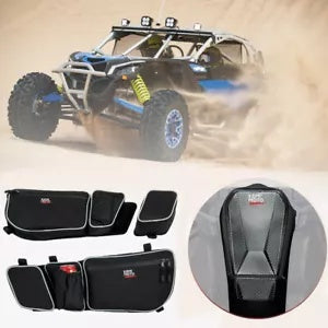 センターショルダーコンソールバッグ+サイドドアバッグ Can Am Maverick X3 Max 2017-22 23用 Center Shoulder Console Bag+Side Door Bags for Can Am Maverick X3 Max 2017-22 23