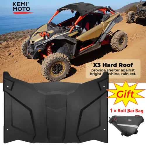 KEMIMOTO UTV ハードルーフトップカバー Can Am MAVERICK X3 ターボ 2017-24 715002902 KEMIMOTO UTV Hard Roof Top Cover for Can Am MAVERICK X3 Turbo 2017-24 715002902