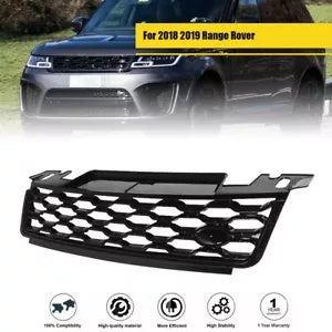 botjj For 2018 2019 Range Rover Sport L494 Front Upper Grille Black Painted Durable