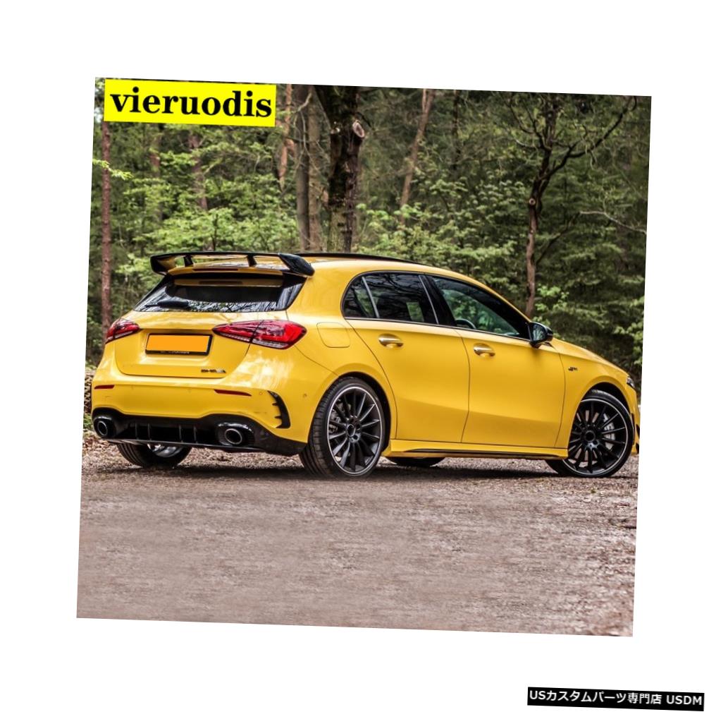 メルセデスベンツW177ハッチバックAクラスA180 A200 A250 A260&A45 AMG 2019 2020 ABSプラスチックブラックレッドカラーリアスポイラーウイング For Mercedes Benz W177 Hatchback A-Class A180 A200 A250 A260 & A45 AMG 2019 2020 ABS Plastic Black Red Color Rear Spoiler Wing