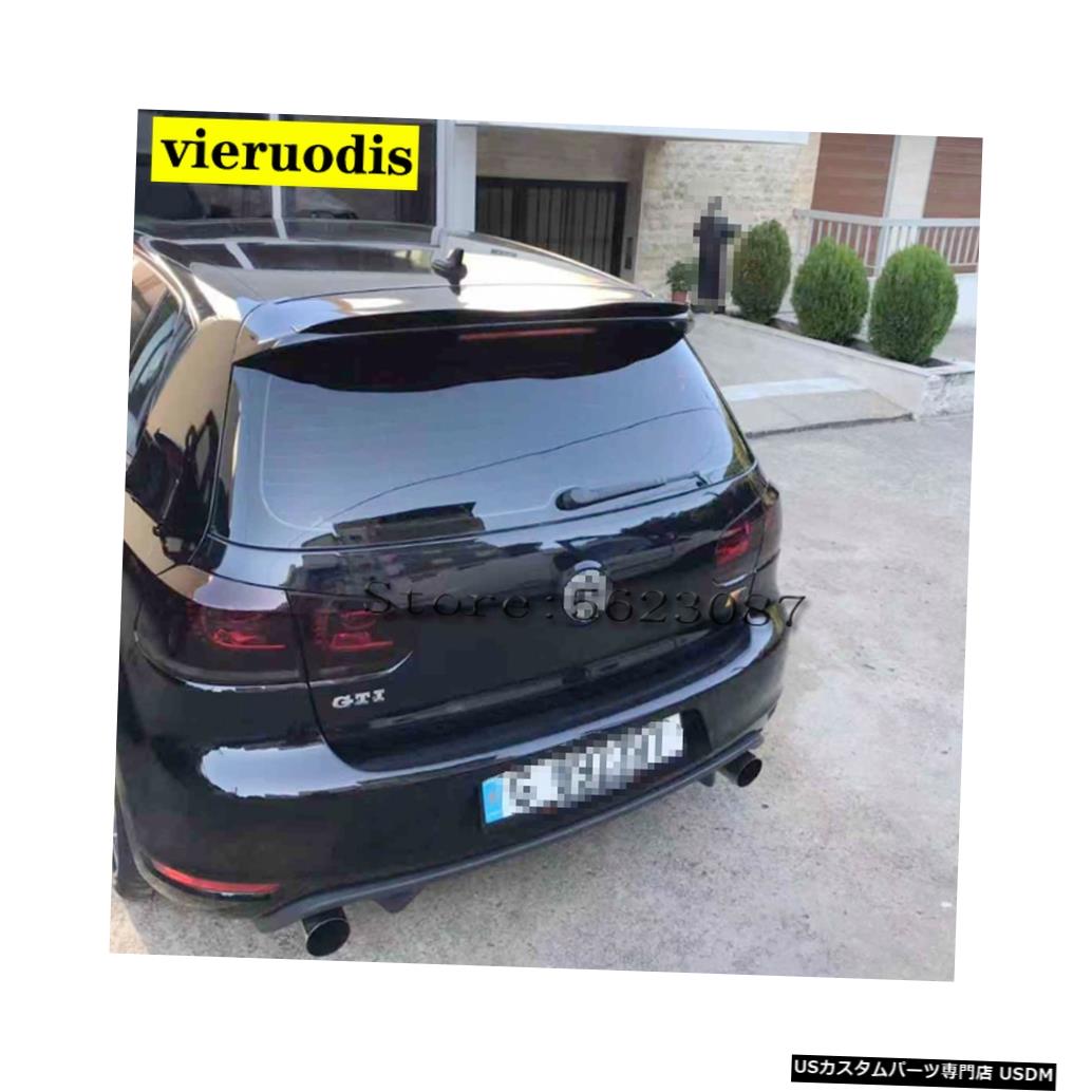 カースタイリングABSピアノブラックリアトランクルーフスポイラーフィットフォルクスワーゲンVWゴルフMK7 MK7.5 Rline GTI 2014-2018 Car Styling ABS Piano Black Rear Trunk Roof Spoiler fit For Volkswagen VW GOLF MK7 MK7.5 Rline GTI 2014 - 2018