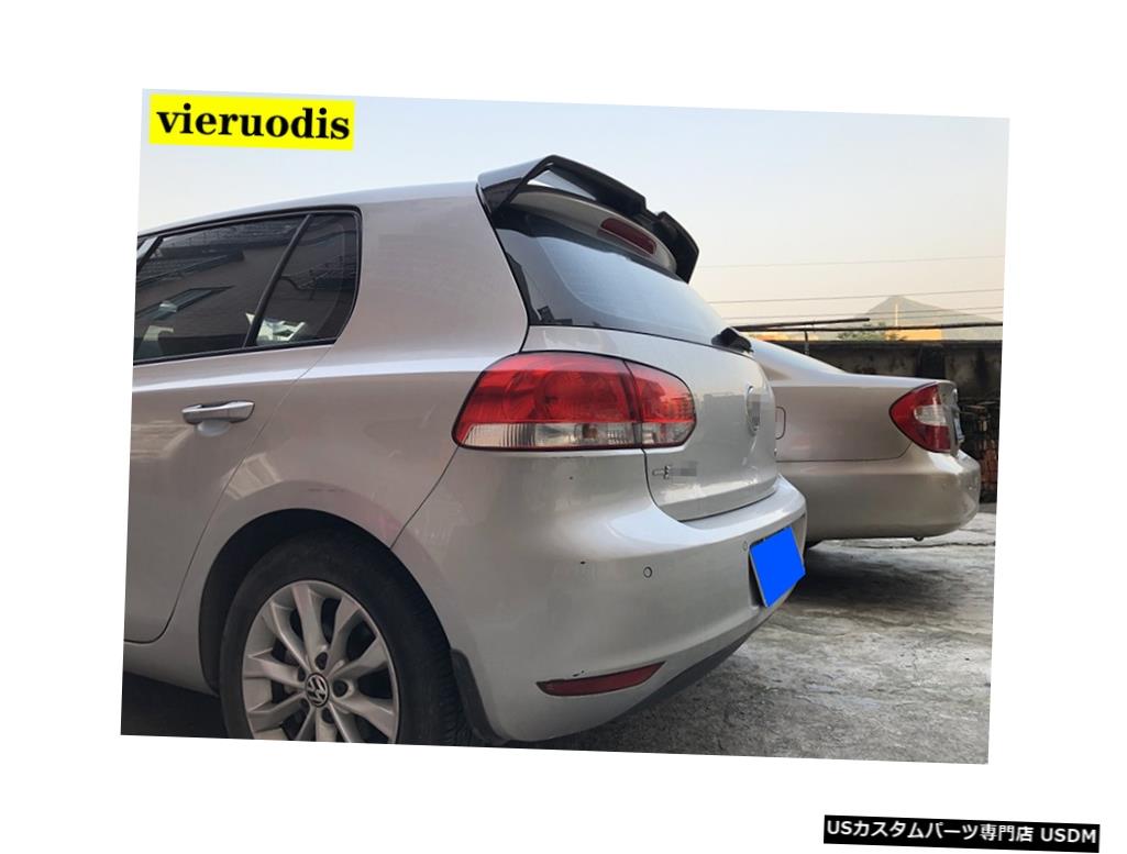 VWゴルフ6スポイラーABS材料車のリアウィングプライマーカラーリアスポイラーフォルクスワーゲンMK6 6スポイラー2010-2013 For VW Golf 6 Spoiler ABS Material Car Rear Wing Primer Color Rear Spoiler For Volkswagen MK6 6 Spoiler 2010-2013