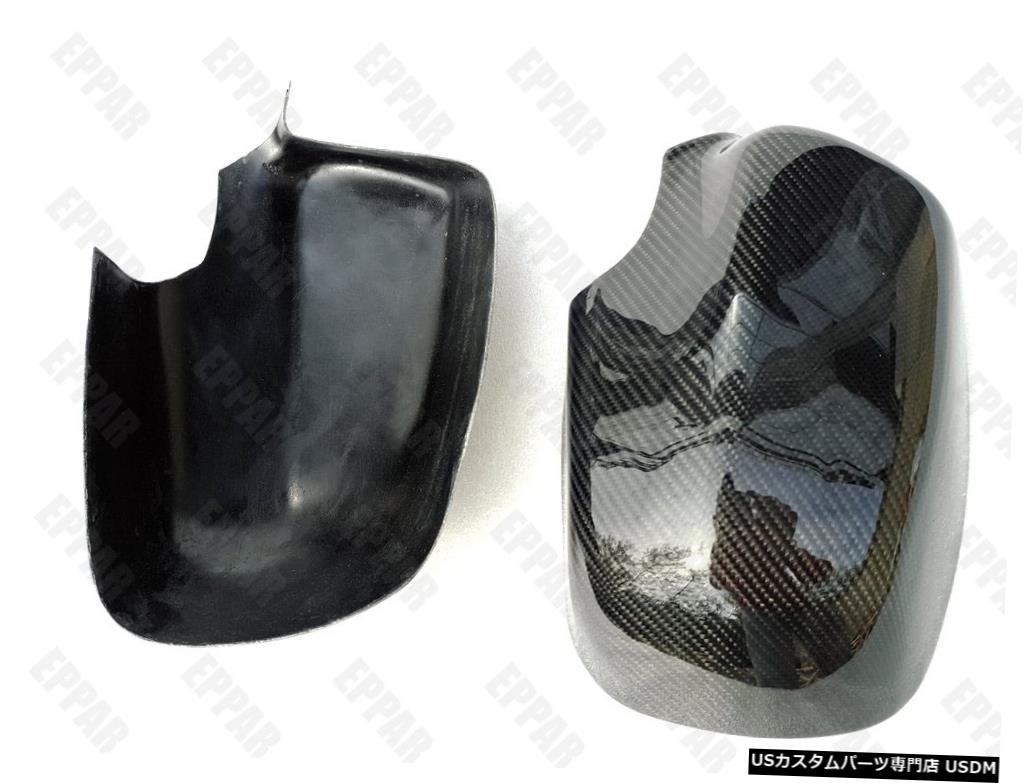 2007-2010ポルシェカイエン957 2009 2008のリアルカーボンファイバーオーバーレイミラーカバー Real Carbon Fiber Overlay Mirror Covers for 2007-2010 Porsche Cayenne 957 2009 2008