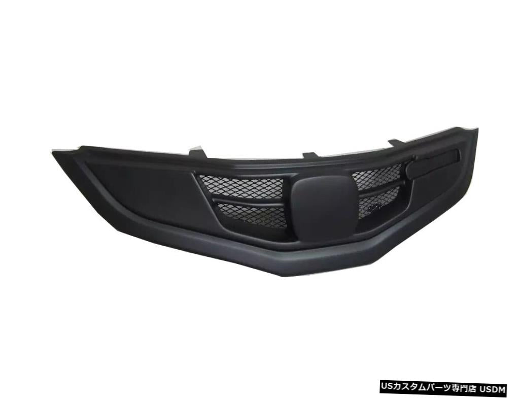2009-2013ホンダジャズフィット用未塗装ガラス繊維フロントメッシュグリルグリル Unpainted Fiberglass Front Mesh Grille Grill for 2009-2013 Honda Jazz Fit
