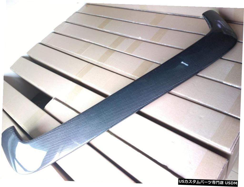 1998-2012プジョー206 5ドアハッチバック用カーボンファイバーリアルーフスポイラーウイング Carbon Fiber Rear Roof Spoiler Wing for 1998-2012 Peugeot 206 5 Door Hatchback