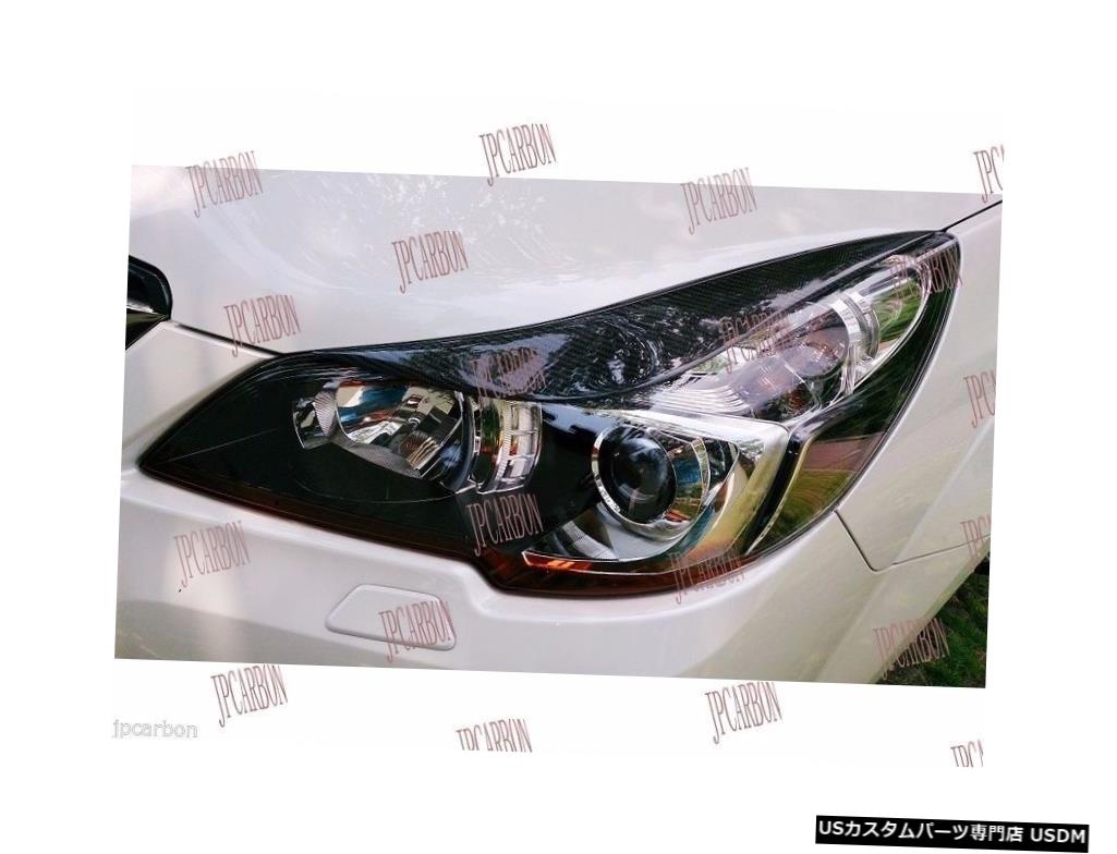 2009?2013年スバルレガシーリバティJDMのカーボンファイバーヘッドライトの眉毛まぶた Carbon Fiber Headlight Eyebrows Eyelids for 2009-2013 Subaru Legacy Liberty JDM