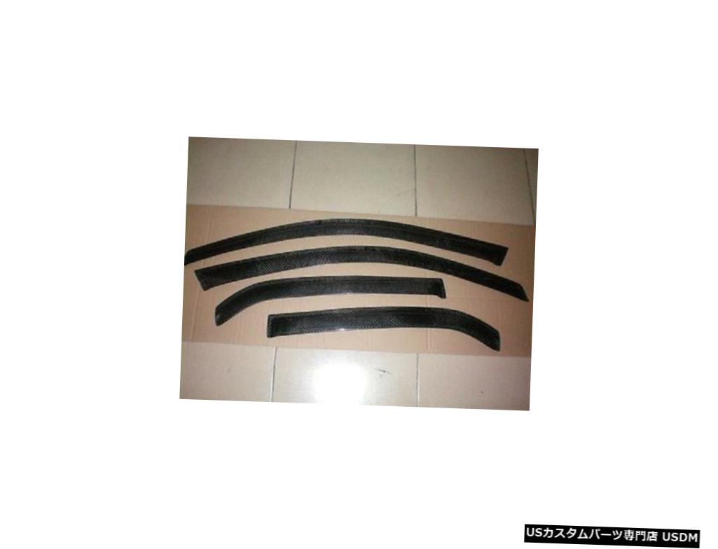 2003-2007 Mitsubishi Lancer EVO 8の炭素繊維風デフレクターウェザーバイザー Carbon Fiber Wind Deflector Weather Visors for 2003-2007 Mitsubishi Lancer EVO 8