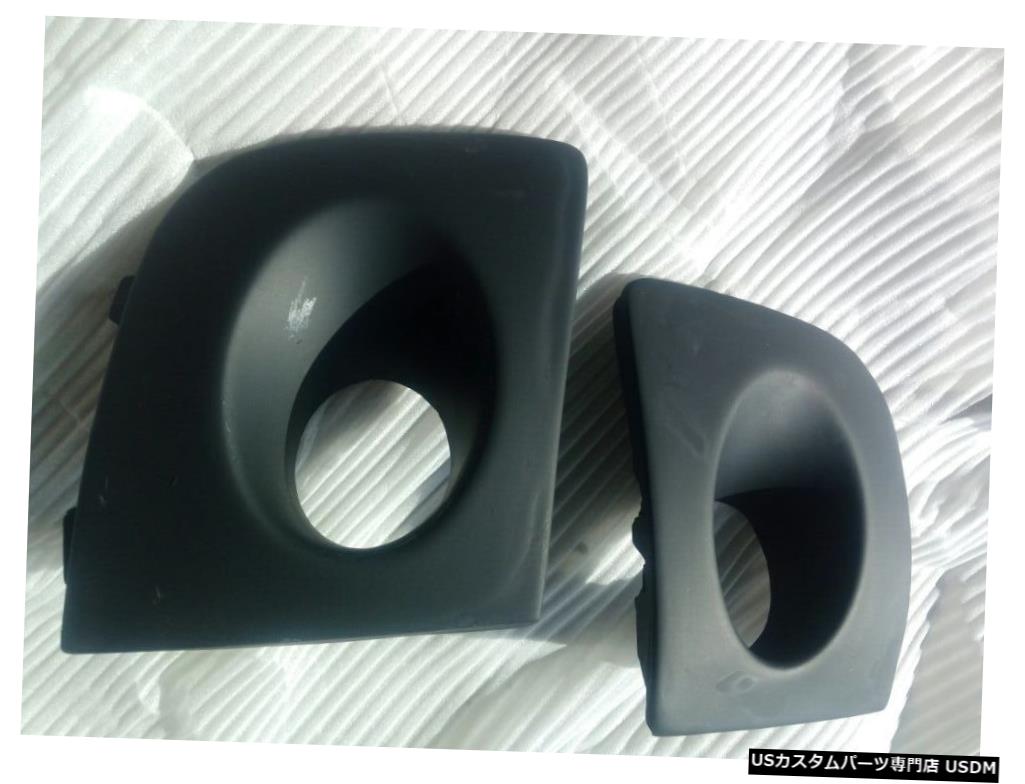 2006-2007スバルインプレッサWRX STIイーグルアイ用の未塗装ユニバーサルファイバーフォグライトカバー Unpainted Universal Fiber Fog Light Covers for 2006-2007 Subaru Impreza WRX STI Eagle Eye