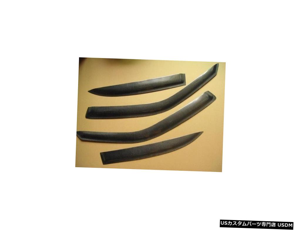 1988-1995 BMW E34 5シリーズ540i用カーボンファイバーウインドディフレクターウェザーバイザー Carbon Fiber Wind Deflector Weather Visors for 1988-1995 BMW E34 5 Series 540i