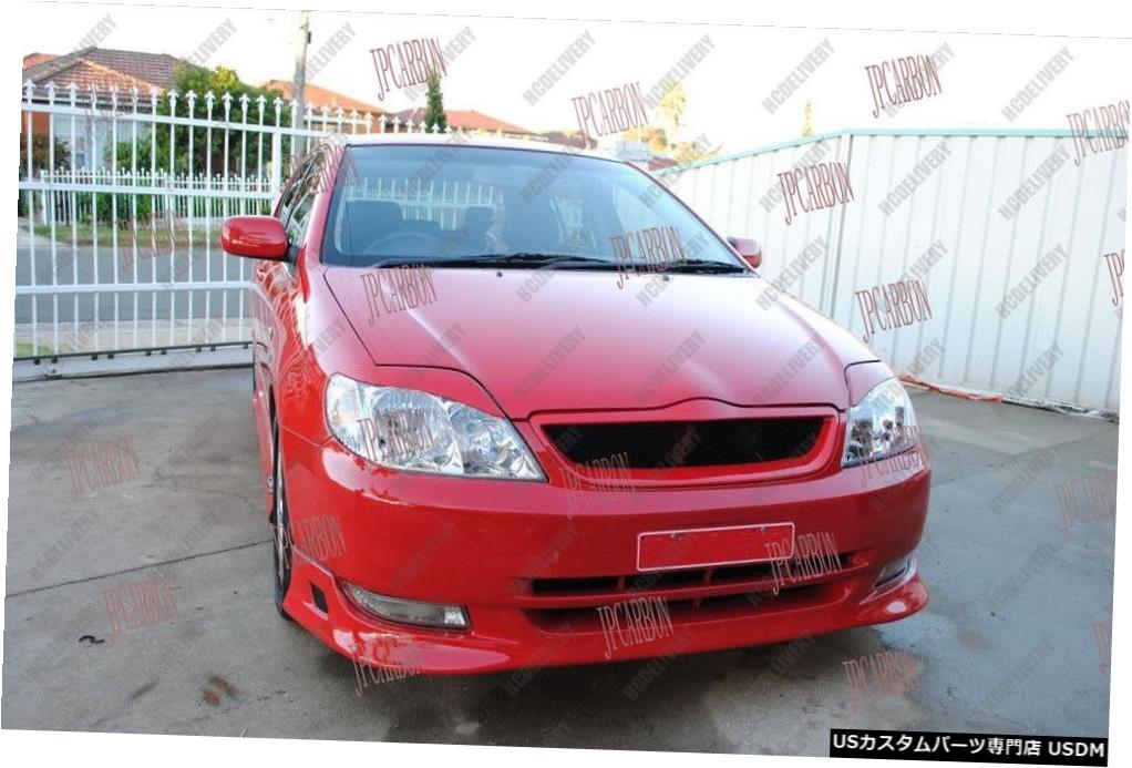 2001-2004年のグラスファイバーまぶたの眉毛トヨタカローラスポルティーボNZE122 2003 Fiberglass Eyelids Eyebrows for 2001-2004 Toyota Corolla Sportivo NZE122 2003