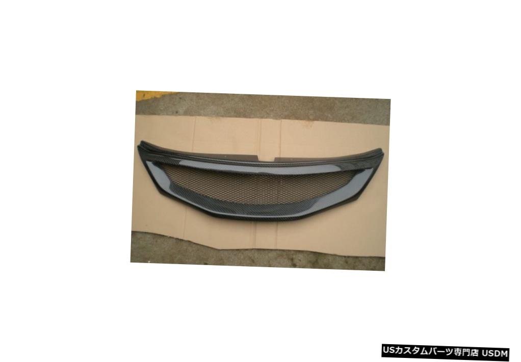 カーボンファイバーフロントメッシュグリルグリル2008-2011 2010スバルインプレッサWRX STi Carbon Fiber Front Mesh Grill Grille for 2008-2011 2010 Subaru Impreza WRX STi