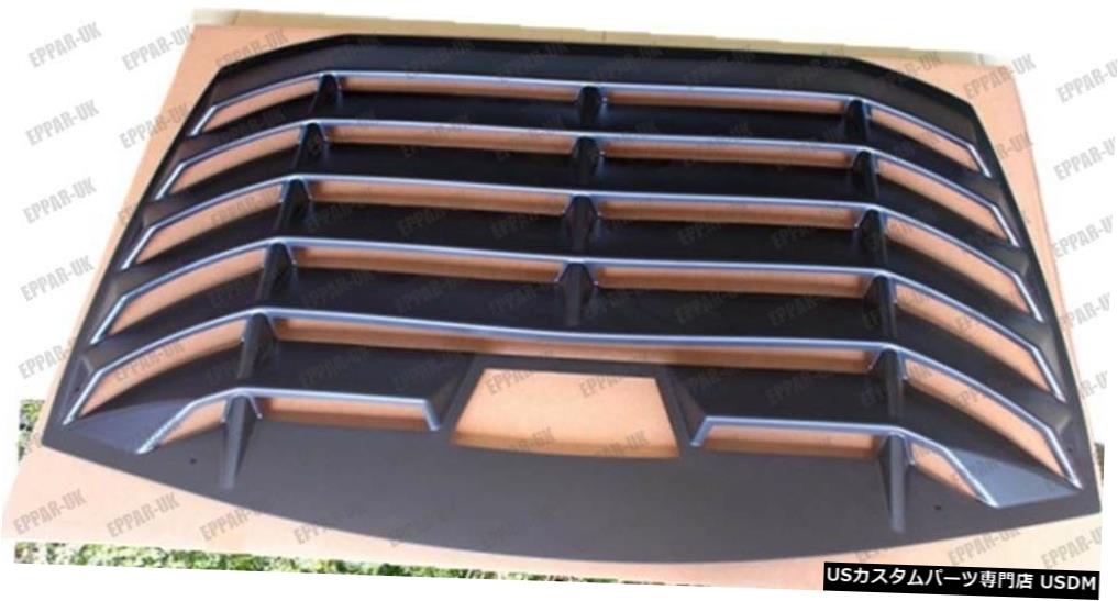 2012-2018スバルBRZトヨタGT86 2017用ブラックABSリアウィンドウルーバーカバー Black ABS Rear Window Louvers Cover for 2012-2018 Subaru BRZ Toyota GT86 2017