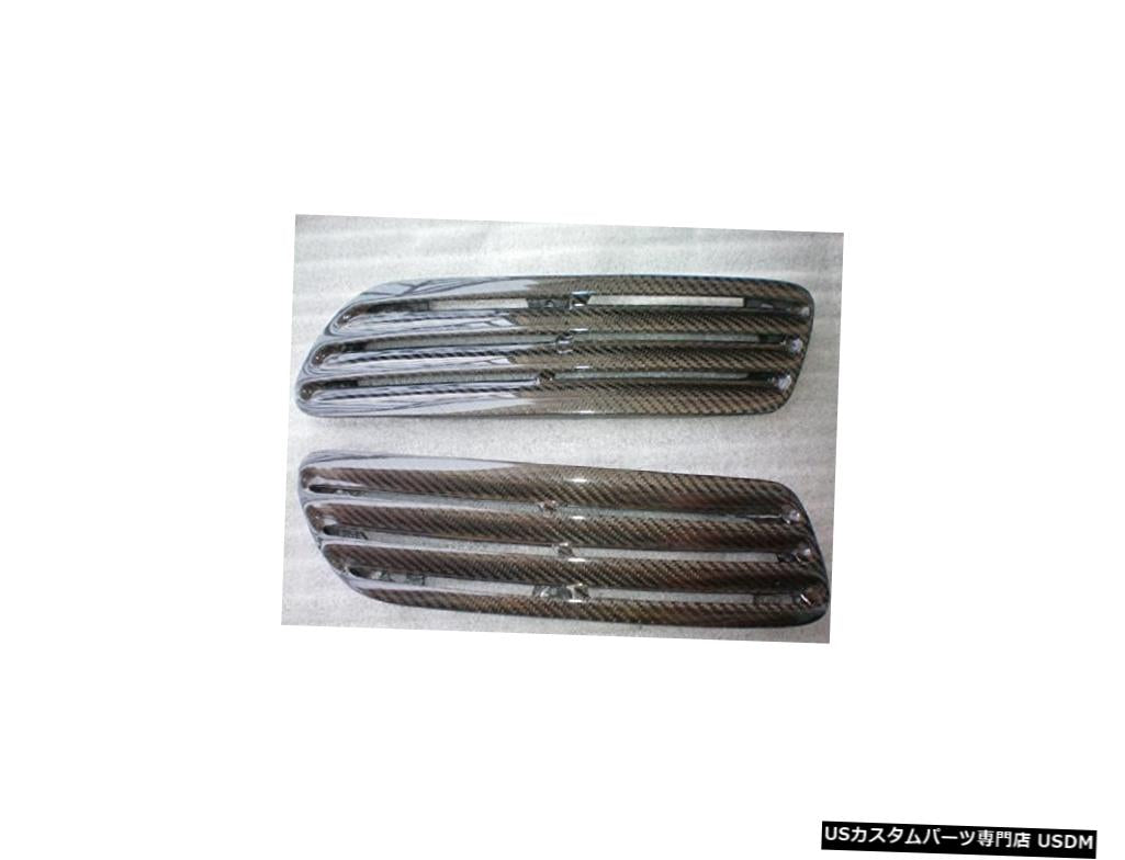 カーボンファイバーフードボンネットは、2008-2014 Mitsubishi Lancer Evo 10 EXのベントをスクープします Carbon Fiber Hood Bonnet Scoops Vents for 2008-2014 Mitsubishi Lancer Evo 10 EX