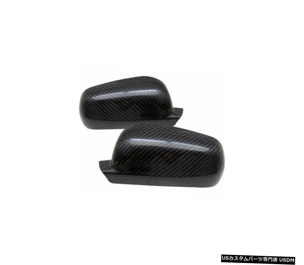 1998-2005 V-WボラボラゴルフパサートMk4 B5タイプB用カーボンファイバーオーバーレイミラーカバー Carbon Fiber Overlay Mirror Covers for 1998-2005 V-W Bora Golf Passat Mk4 B5 Type B