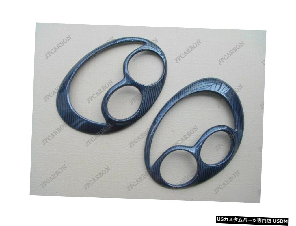 2002- 2003年スバルインプレッサWRX STiバグアイ用カーボンファイバーヘッドライト眉毛まぶた Carbon Fiber Headlight Eyebrows Eyelids for 2002-2003 Subaru Impreza WRX STi Bugeye